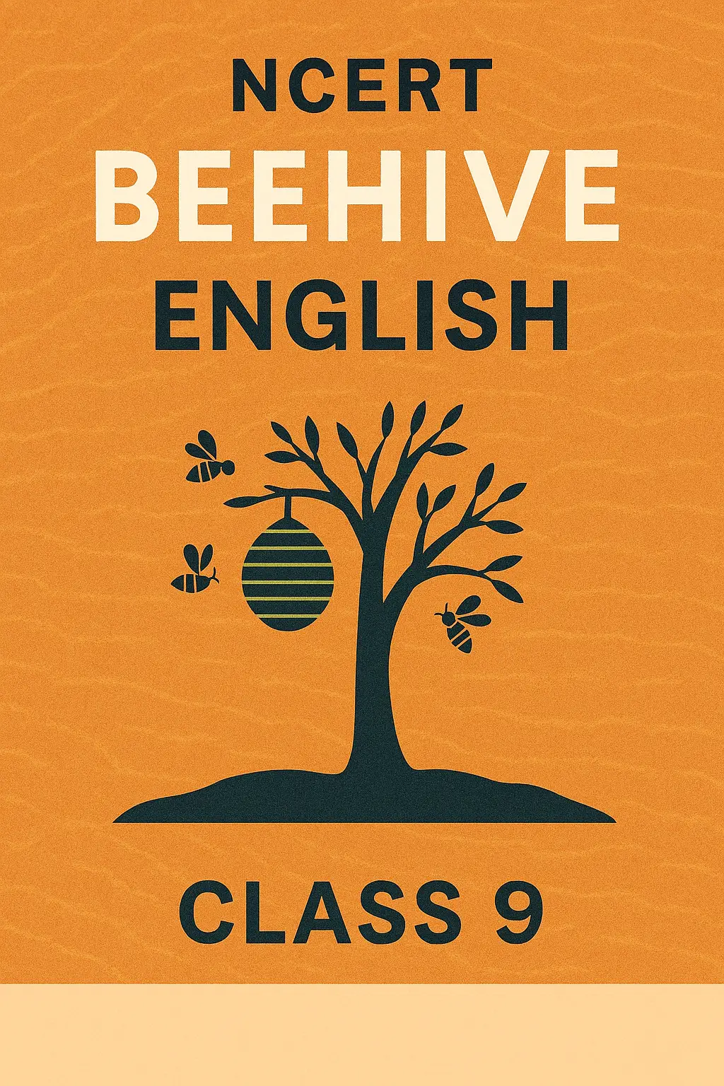 NCERT Beehive English Book Class 9 cover image.