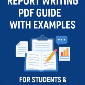 Report Writing PDF Guide with Format and Examples for Students