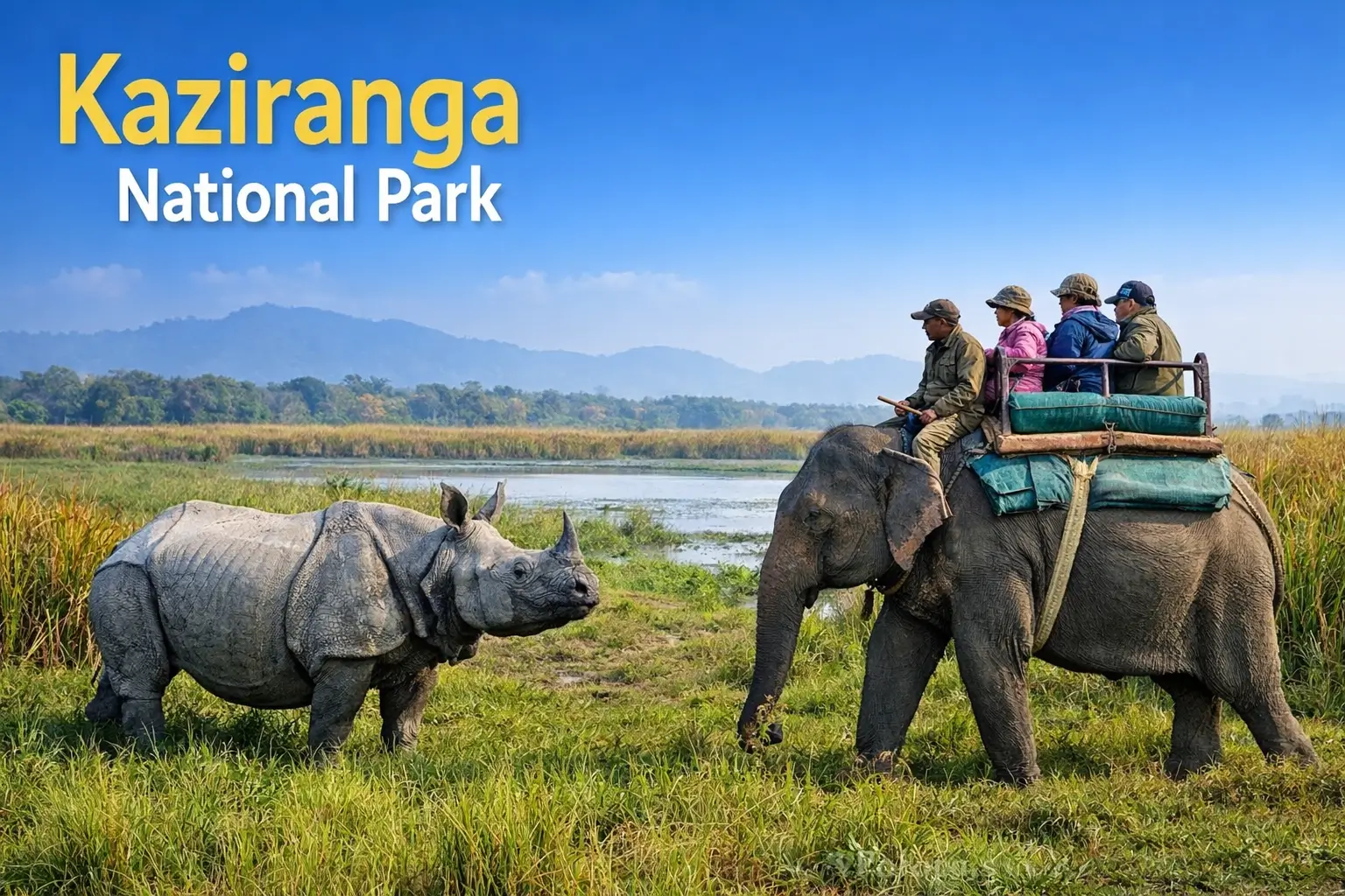 “Kaziranga National Park and Sivasagar historical town lesson summary – A Visit to Kaziranga and Sivasagar”