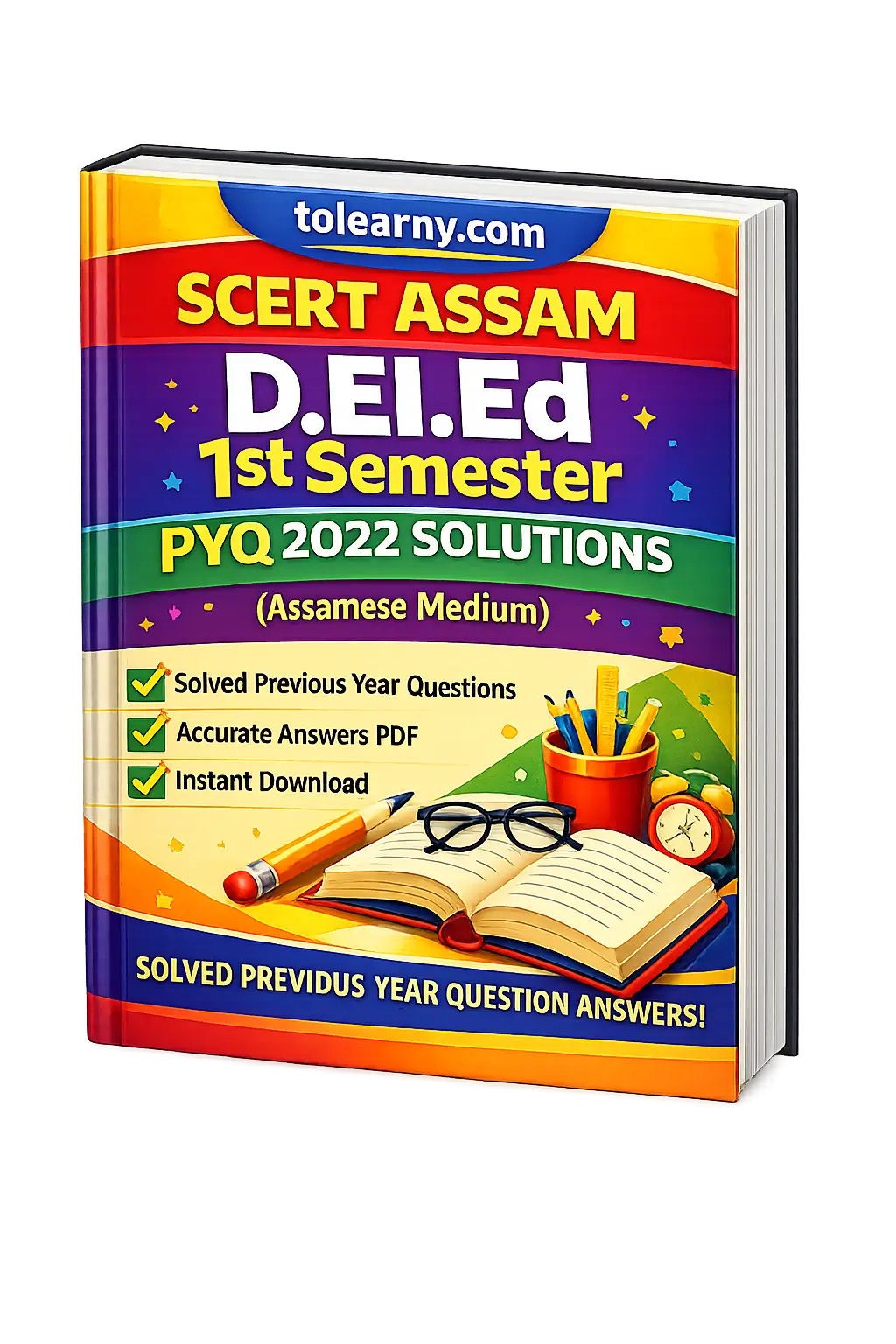 SCERT Assam D.El.Ed 1st Sem PYQ 2022 Solutions. Best For Exam Preparation.
